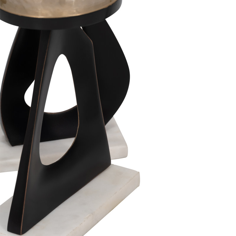 Bougeoir Modern, Noir