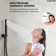 Pressure-Balanced Shower System, Ceiling Mount Dual Showerheads with Handheld SHower Spray