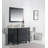 Science 49'' Single Bathroom Vanity with Carrara Marble Top-1337543310
