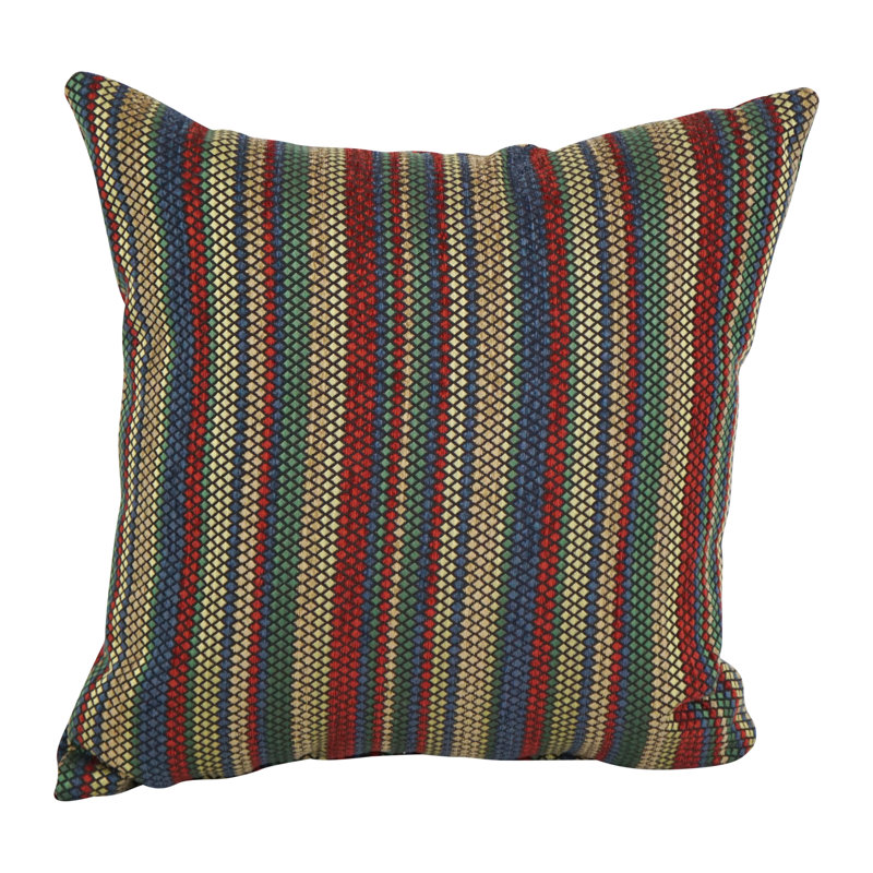 Coussin décoratif en jacquard 17 po x 17 po, Vasan Crayol