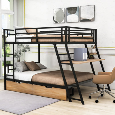 Flara Kids Loft Bed with Drawers