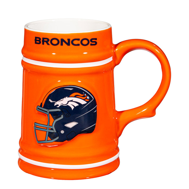 Tasse en céramique Denonc Broncos, 24 oz