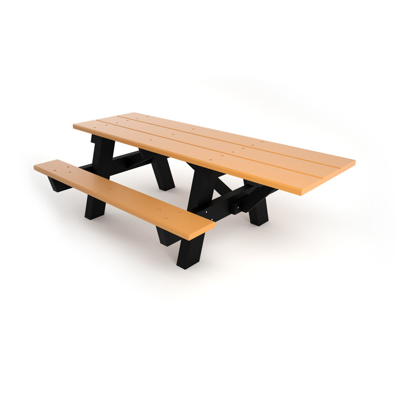 Table à cadre en A Montelongo ADA, Cèdre, Aucun
