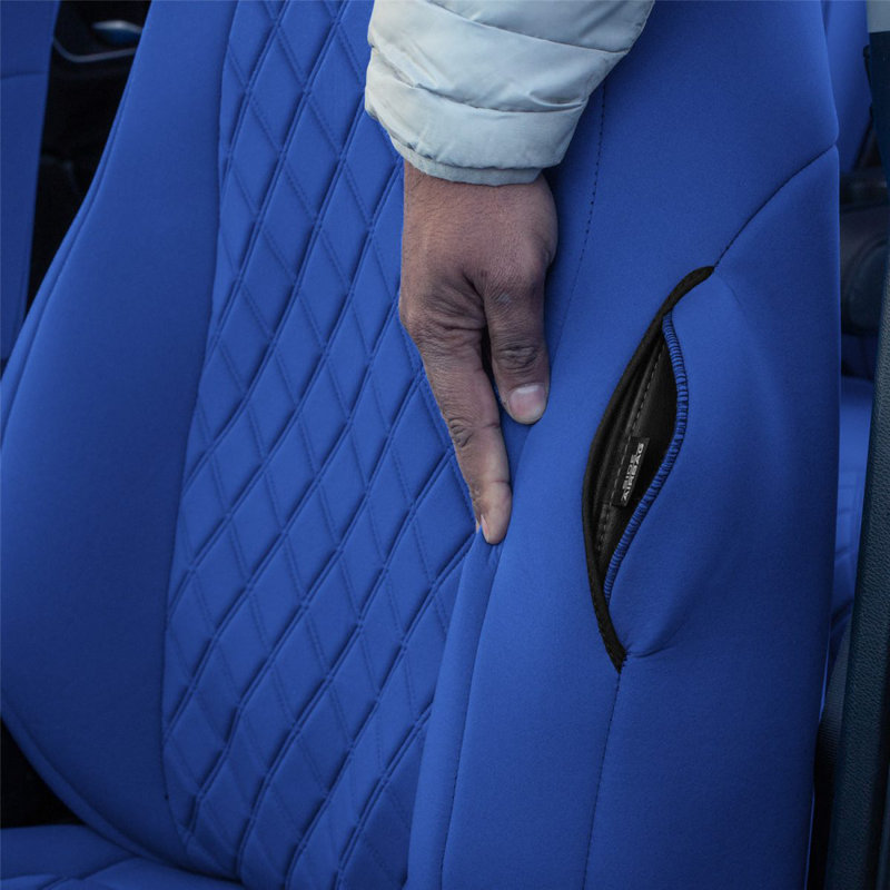 Elastic Automobile Cover By FH Group, Dark Blue