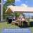 10 X 20ft Heavy Duty Portable Carport Canopy, Galvanized Frame Portable Garages and Shelters-116094345