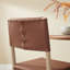 Chaise d'appoint en cuir Dover