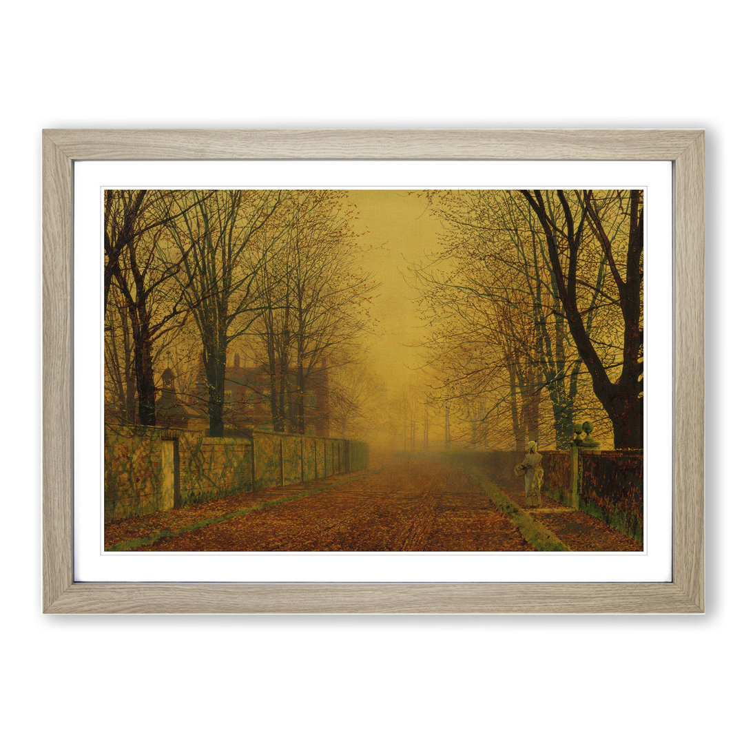 Evening Glow by John Atkinson Grimshaw - Framed Print