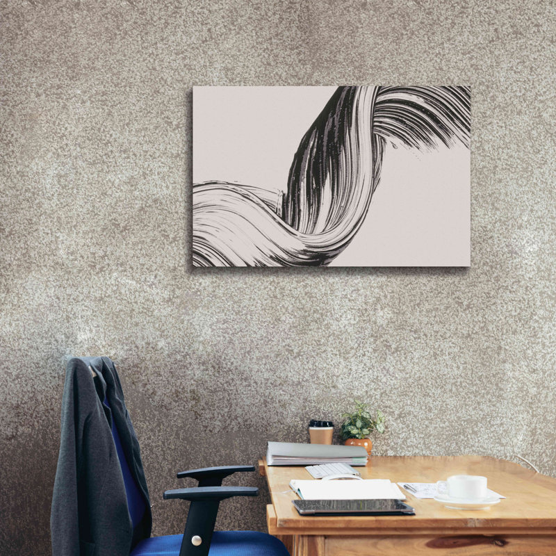 «Brushed 2» par Design Fabrikken, estampe numérique sur toile, H 26 po x l 40 po x P 1,5 po