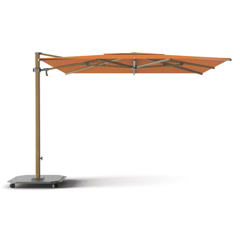216'' W Sunbrella® Cantilever Umbrella, Alu Teak, Tuscan
