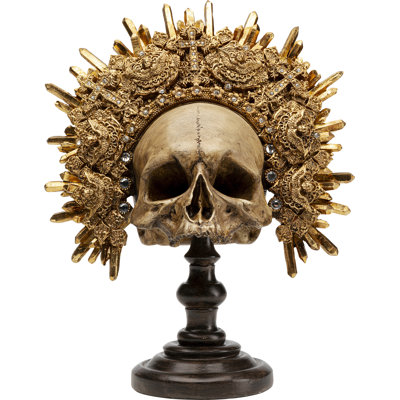 Decorative object King Skull