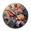 Horloge murale en bois massif Maurane-1269901616