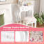 Ensemble coiffeuse avec tabouret et miroir Cindy-32005921