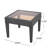 Outdoor Antibes Wicker Side Table,Accent Table