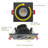 3'' Selectable Color Temperature 8 Watt Dimmable Air-Tight LED Canless Recessed Lighting Kit