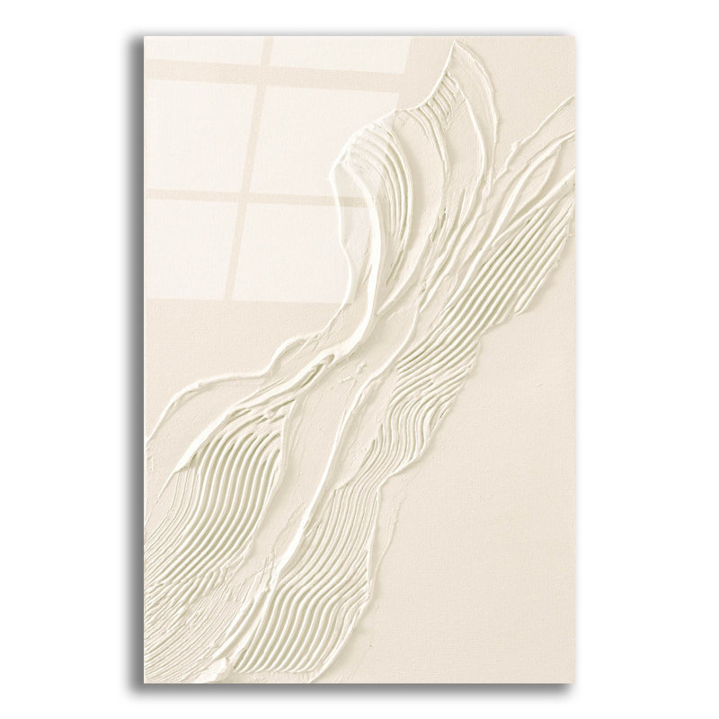  «Beige Heritage» par Design Fabrikken, art mural en verre acrylique, H 24 po x l 16 po
