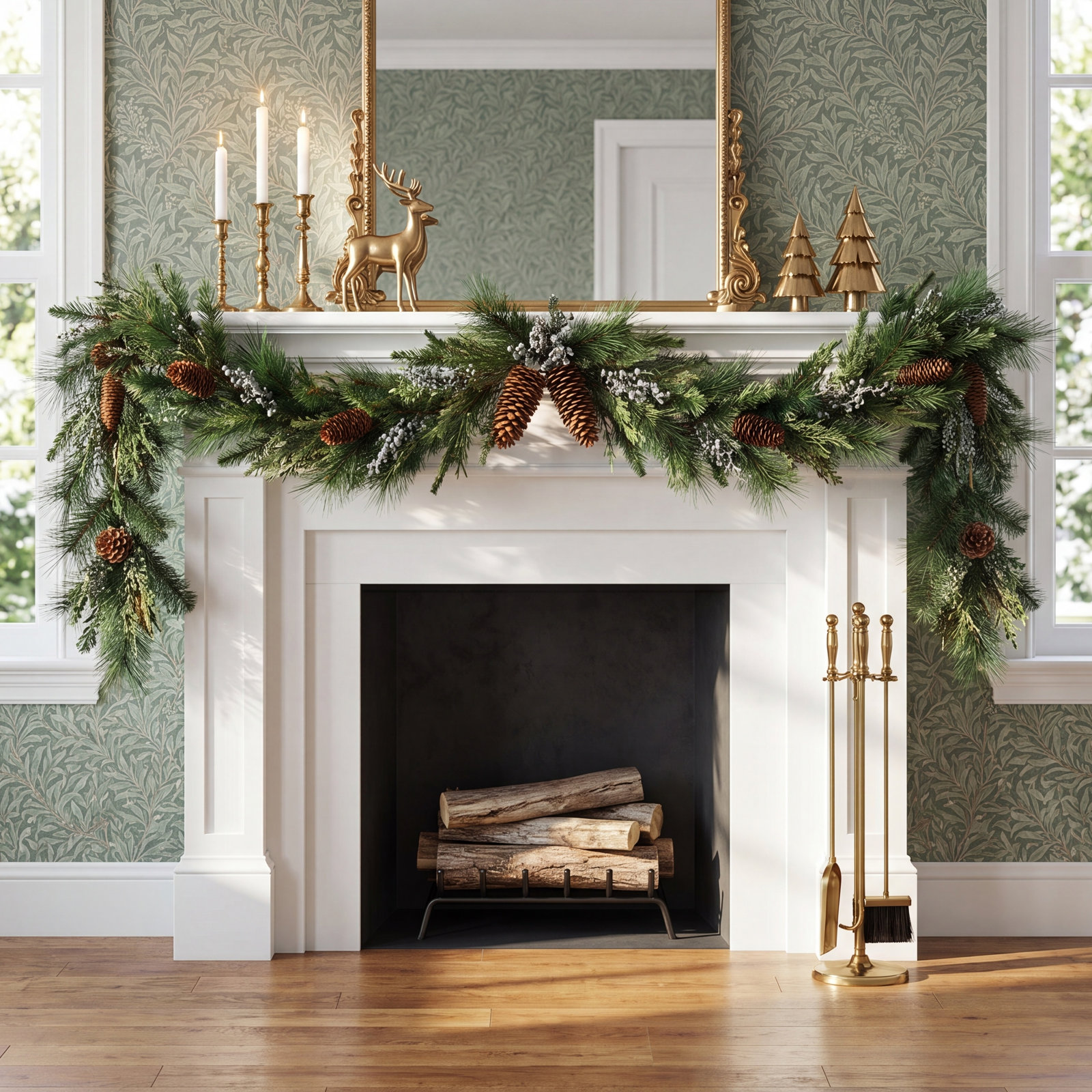 48'' in. Faux Pinecone Garland