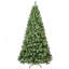Arbre de Noël 7 pi en PVC pré-éclairé avec 400 lumières UL, 1072 pointes, fil à mémoire dépliable, assemblage facile et support en métal stable-118439155