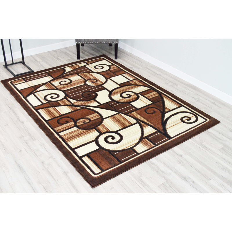 Cosper Abstract Indoor Rug, Rectangle 8' x 10'5"
