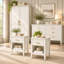[4-Piece] Bedroom Furniture Set with Wardrobe, Chest of Drawers & 2 Bedside Tables-1093037074