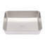 Plat de cuisson rectangulaire en acier inoxydable