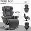 Fauteuil inclinable manuel pivotant