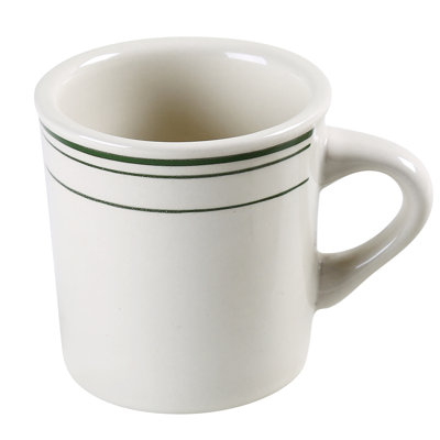 Tasse à café/thé à bande verte Yanco GB-38
