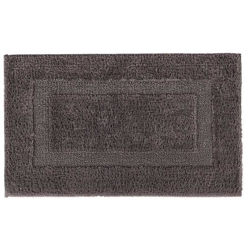 Bath Rug, 20" W x 31" L, Dark Anthracite