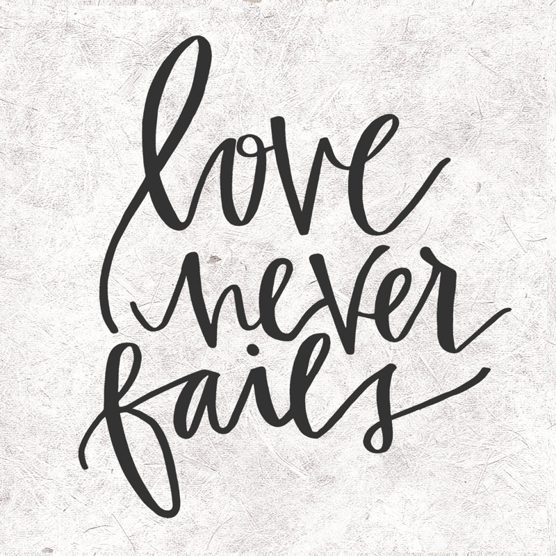Love Texture - Wrapped Canvas Print, 30cm H x 30cm W x 3.8cm D