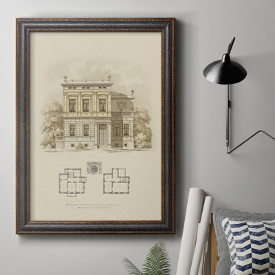 Estate and Plan III - Toile encadrée de qualité supérieure - prête à être accrochée