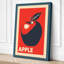 Apple Poster Retro - Wrapped Canvas-1740586794-1740586781