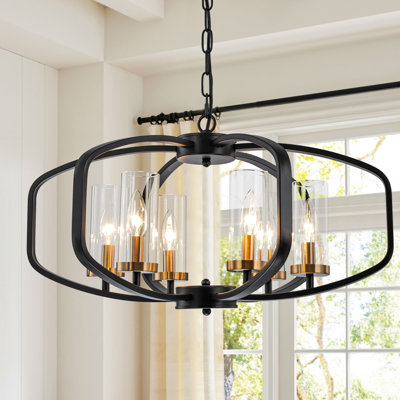 Lustre tambour à 6 lumières Heald