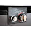 Table de foyer noir, 43 po, 50000, finition pour porte-casque en acier inoxydable, 43 po x 22 po, objet inflammable