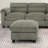 Dona 25.9'' W Square Corduroy Ottoman With Removable Seat Cushion-1631269882