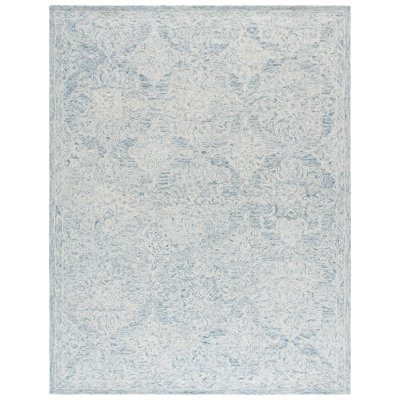 Martha Stewart 3859 Hand Tufted 85% Wool; 15% Cotton Damask Rug