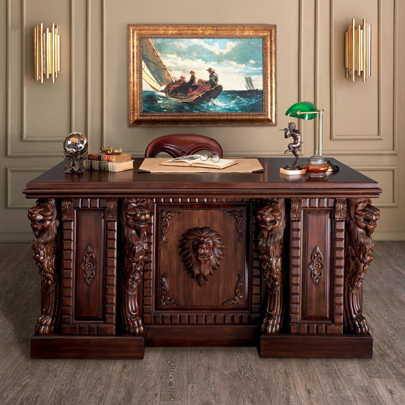 Lord Raffles Lion 63" Executive Desk