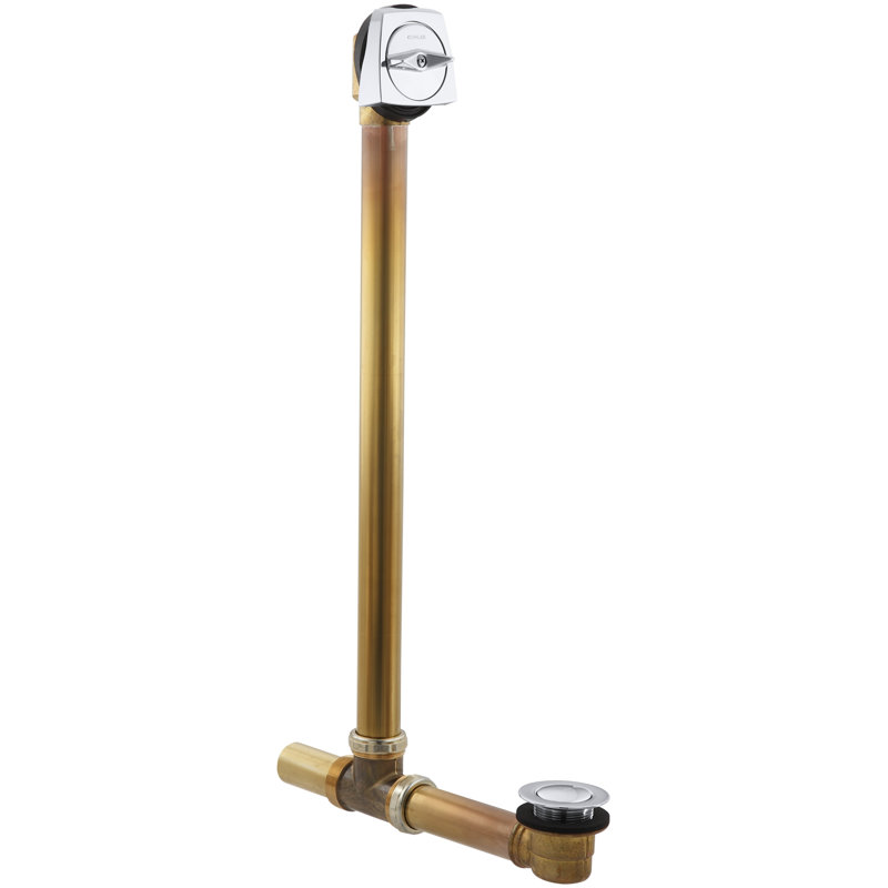 Drain de baignoire Clearflo, Chrome poli