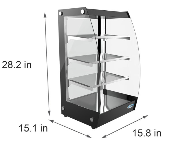 The Party Aisle™ Eddings 12.2 3 Tier Clear Acrylic Food Cone Ice