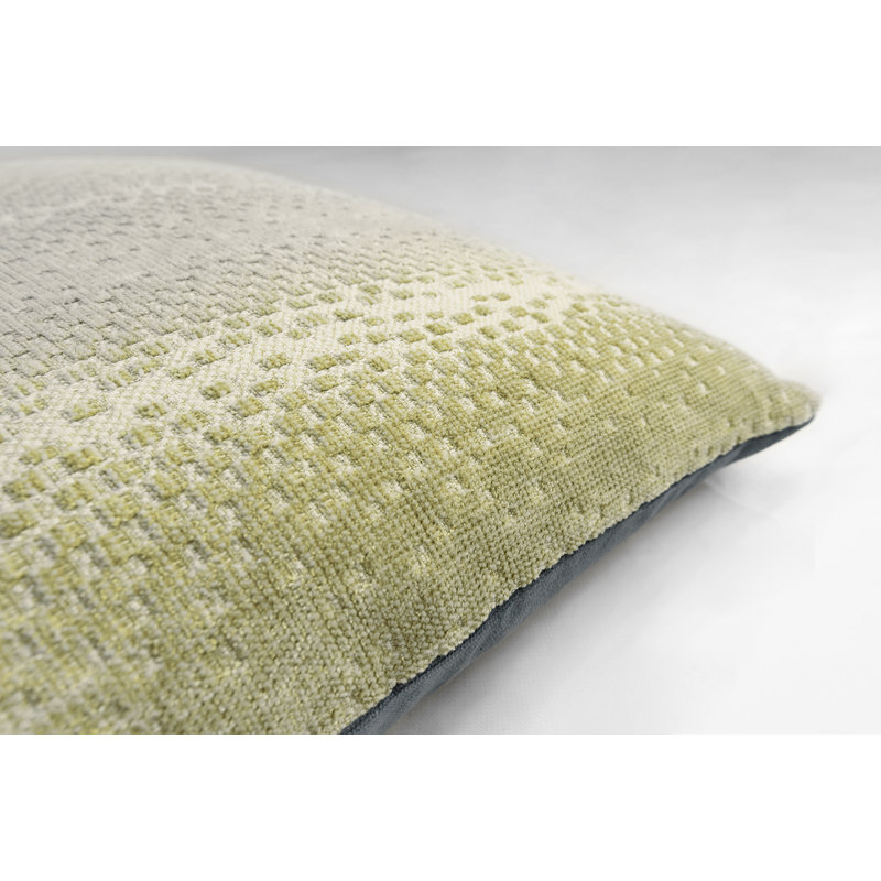 Staccato Square Woven Jacquard Pillow, 22"H x 22"W, Square, Cactus
