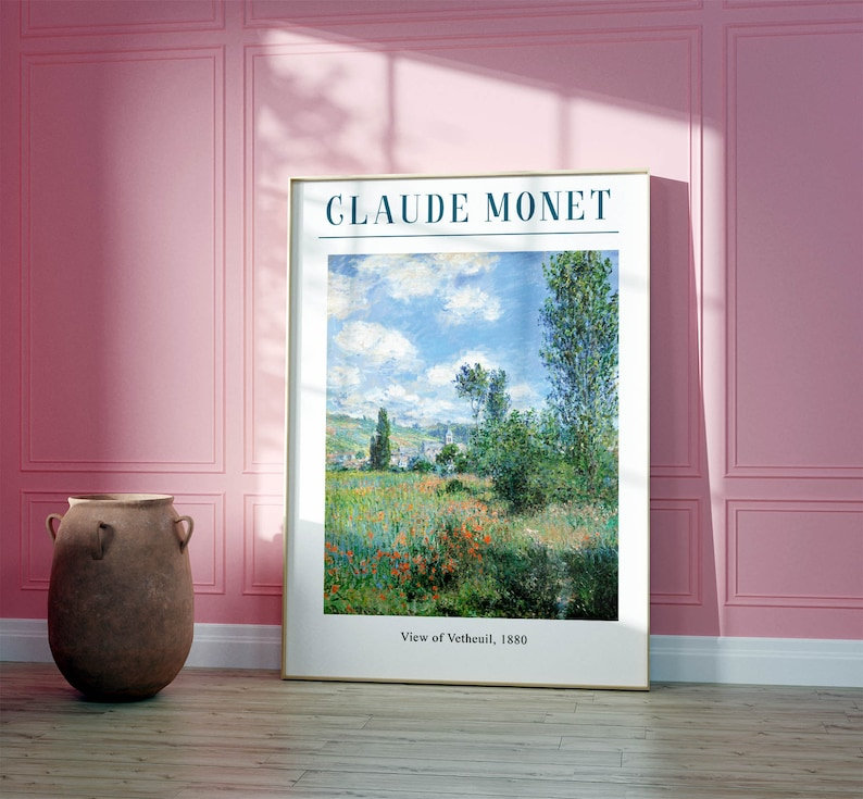View Of Vetheuil - No Frame Print