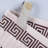 Mikira Athens Cotton Medium Weight Floral Border Greek Key Trim 6 Piece Assorted Towel Set-255910072