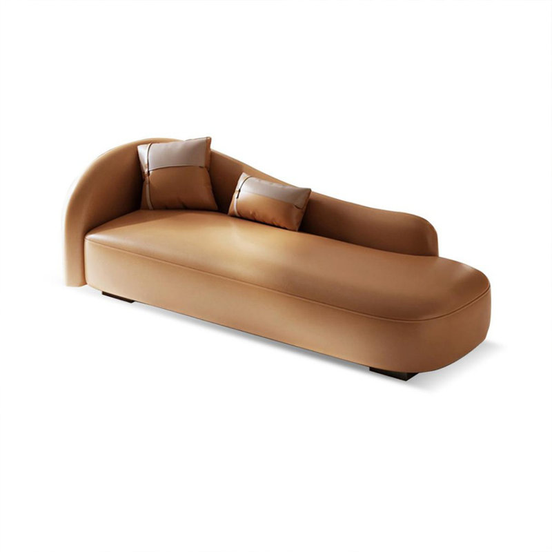 Banc rembourré orange, H 30,71 po x l 78,74 po x P 30,71 po, Orange / noir