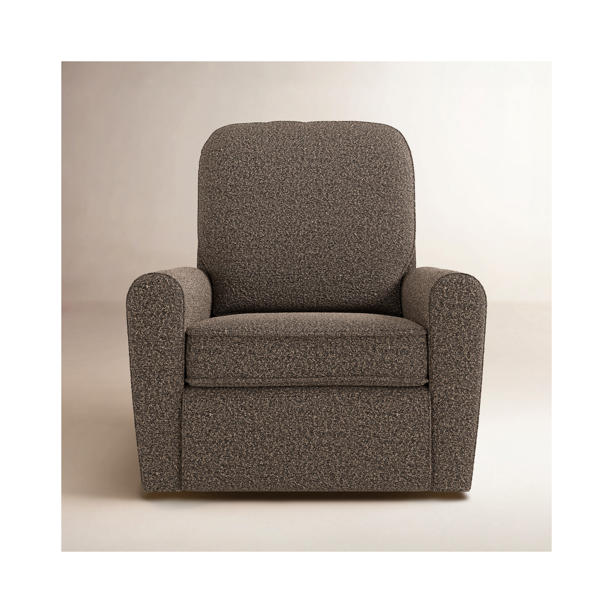 Amalfi Swivel Power Reclining Rocking Chair Glider with Dual USB Charging , Mountain Brown Boucle