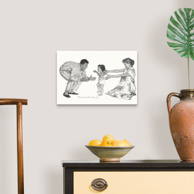 «Baby's First Step», art mural sur toile