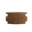Table basse ronde avec rangement