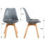 Chaise d'appoint rembourrée Pascal-1111361218