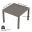 Ensemble de chaises d'appoint 2 pièces Modern avec table basse-204860986
