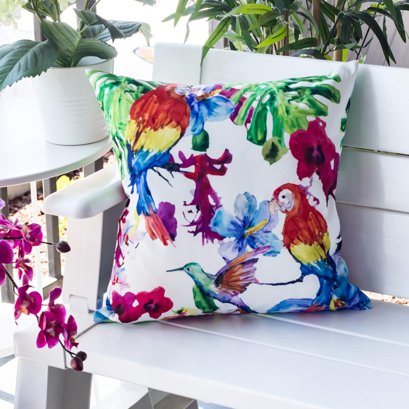 Tropical Parrot  Pillow