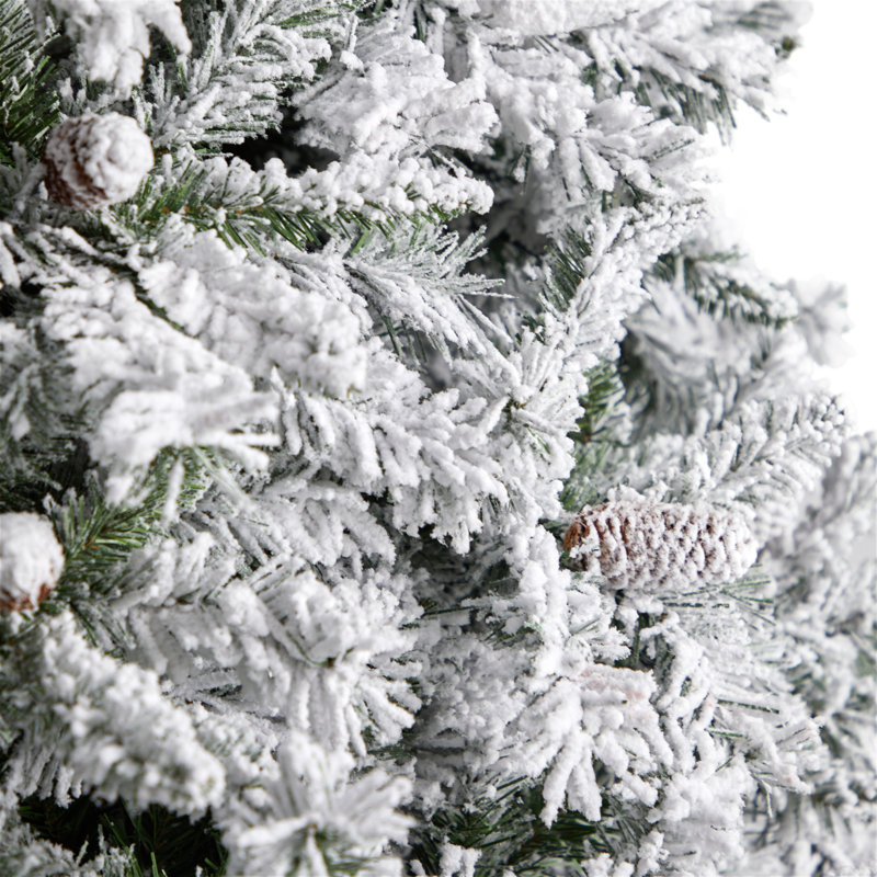 Lighted Artificial Pine Christmas Tree, 3' H