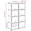 16 Pair Stackable Overdoor Shoe Organiser