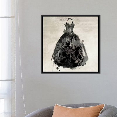 «Black Dress II», impression sur toile